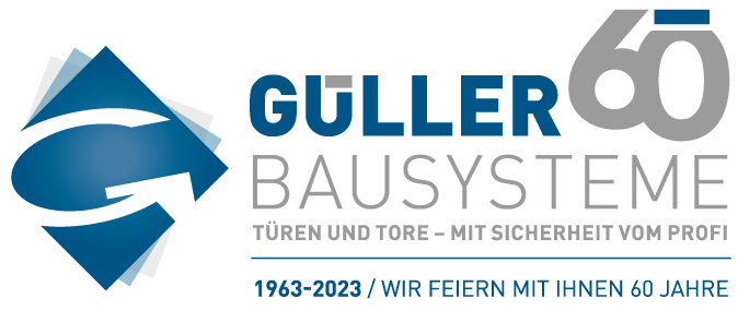 Güller Bausysteme AG 60 Jahre Jubiläum Logo